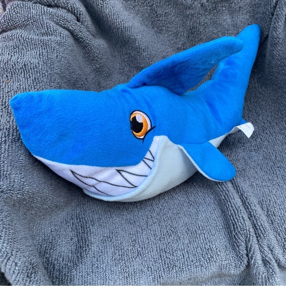 Kelly Toy Shark Blue‎ White Color Plush Stuffed Animal